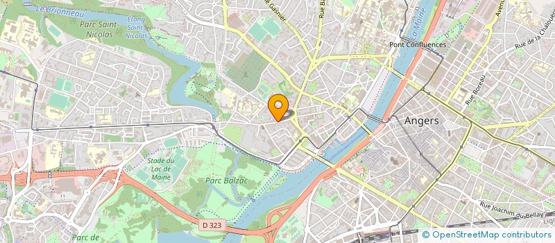localisation de l'entreprise MADAME CLAUDETTE GELIN à ANGERS