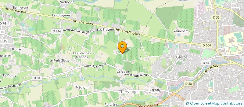 localisation de l'entreprise MADAME CLAUDETTE GEORGES  GLEIZE