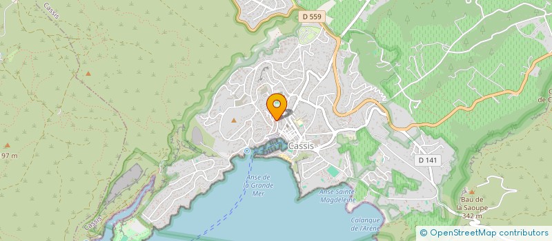 localisation de l'entreprise MADAME CLAUDETTE GOMEZ à CASSIS