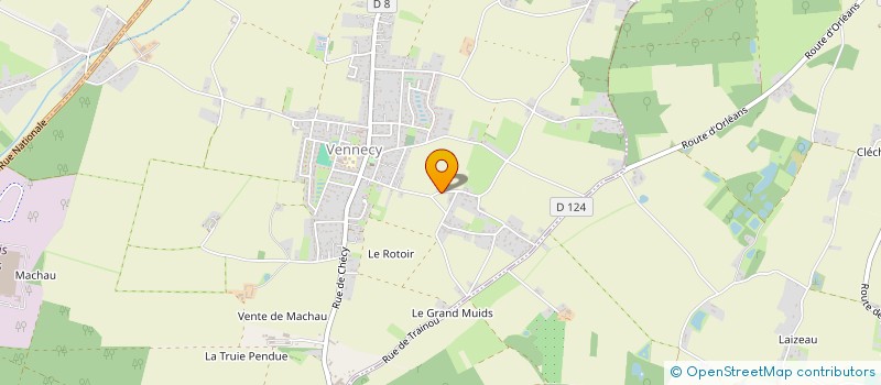 localisation de l'entreprise MADAME CLAUDETTE GREZANLE à VENNECY