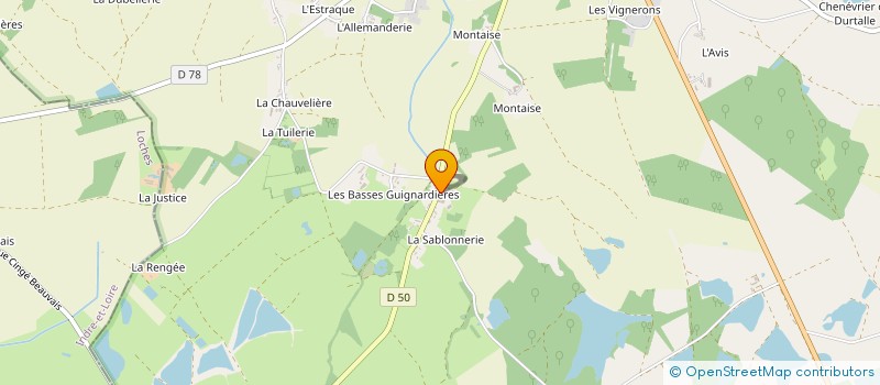 localisation de l'entreprise MADAME CLAUDETTE HUGUET à MARTIZAY