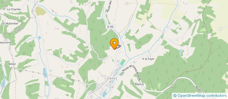 localisation de l'entreprise MADAME CLAUDETTE JEAN-LOUIS  SAINT-MARTIN-DE-RIBERAC