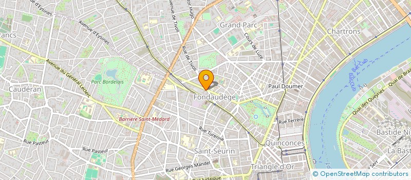 localisation de l'entreprise MADAME CLAUDETTE JEANNAUD à BORDEAUX