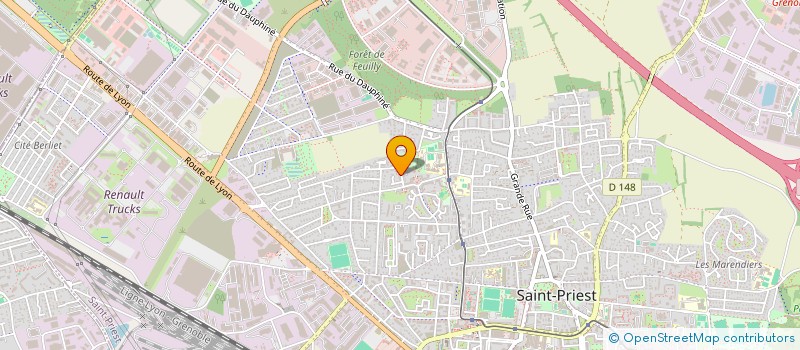 localisation de l'entreprise MADAME CLAUDETTE KALULU  SAINT-PRIEST