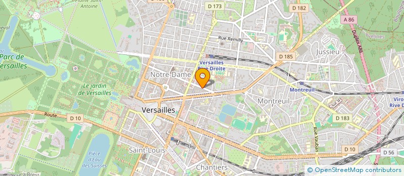 localisation de l'entreprise MADAME CLAUDETTE KESSLER à VERSAILLES