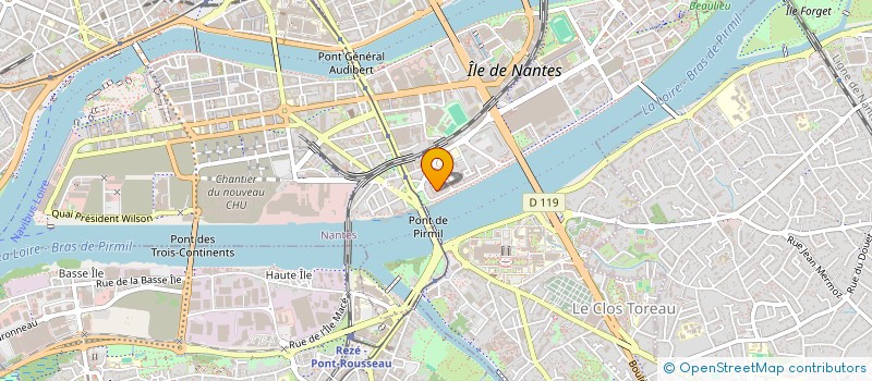 localisation de l'entreprise MADAME CLAUDETTE LABOUESSE à NANTES