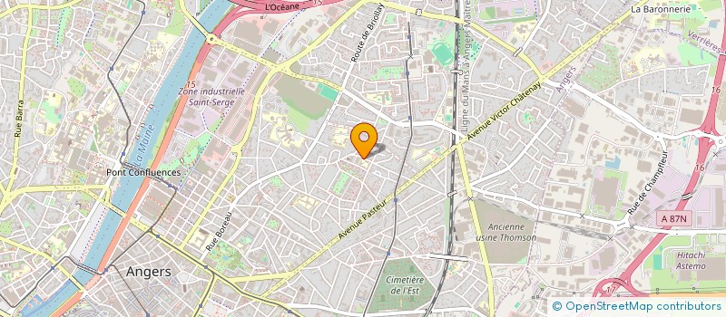 localisation de l'entreprise MADAME CLAUDETTE LAMBERT à ANGERS
