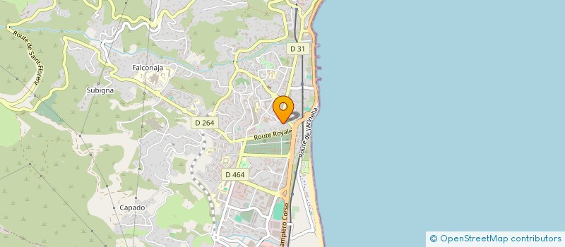 localisation de l'entreprise MADAME CLAUDETTE LANCELIN  BASTIA