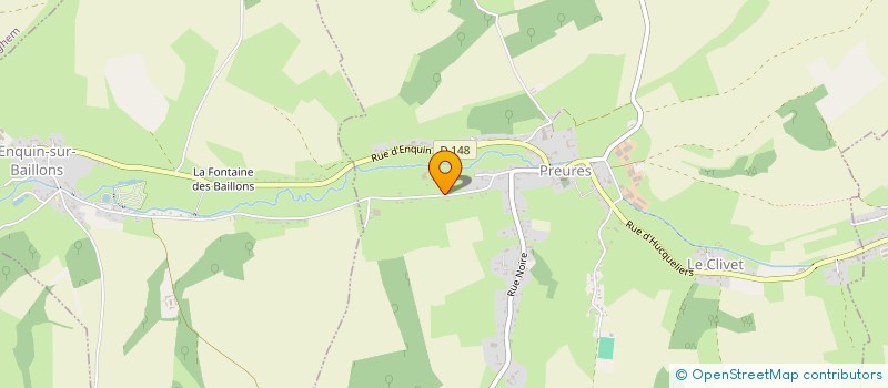 localisation de l'entreprise MADAME CLAUDETTE LANIEZ  PREURES