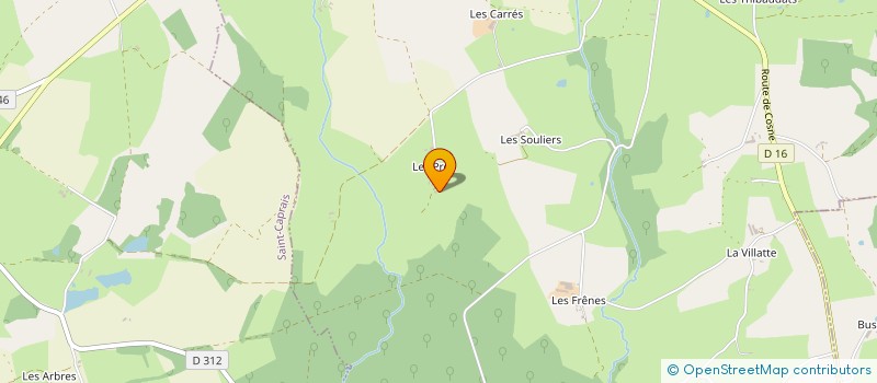 localisation de l'entreprise MADAME CLAUDETTE MATHIAULT  LE BRETHON