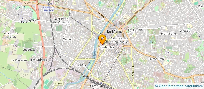 localisation de l'entreprise MADAME CLAUDETTE MAUREY à LE MANS