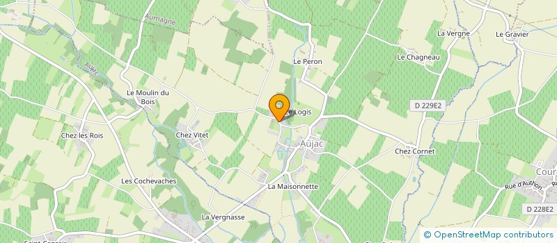 localisation de l'entreprise MADAME CLAUDETTE MICHELET  AUJAC