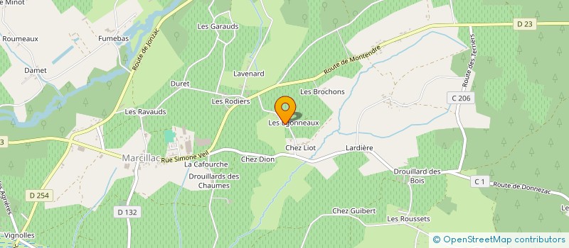 localisation de l'entreprise MADAME CLAUDETTE OSSATO  VAL-DE-LIVENNE