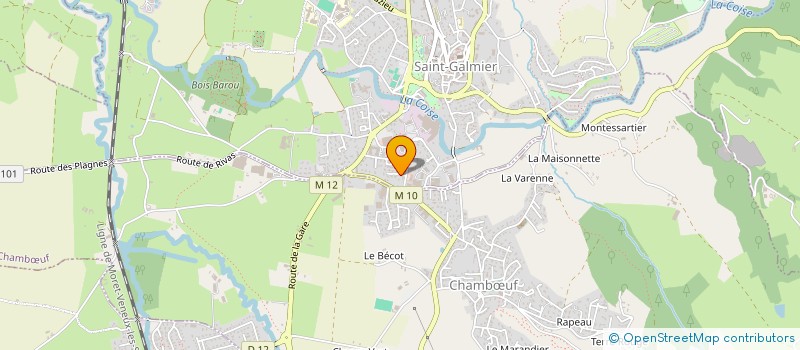 localisation de l'entreprise MADAME CLAUDETTE PAITA  SAINT-GALMIER