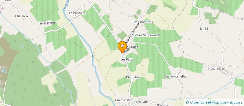 localisation de l'entreprise MADAME CLAUDETTE PAPIOT à SAINTE-SEVERE
