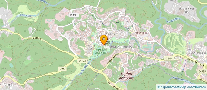 localisation de l'entreprise MADAME CLAUDETTE PAUL à VALBONNE