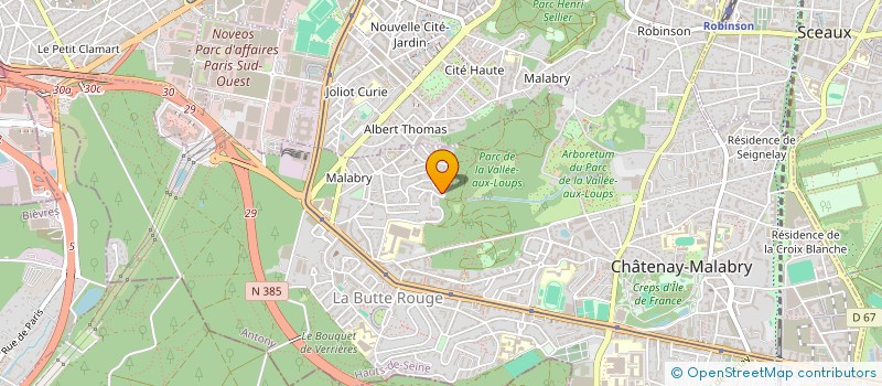 localisation de l'entreprise MADAME CLAUDETTE PELGER à CHATENAY-MALABRY