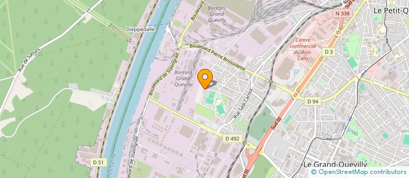 localisation de l'entreprise MADAME CLAUDETTE PEREZ  GRAND QUEVILLY (LE)