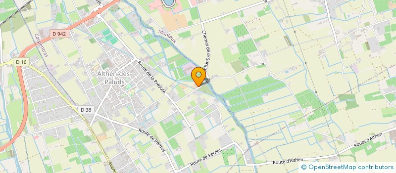 localisation de l'entreprise MADAME CLAUDETTE PETIT  ALTHEN-DES-PALUDS