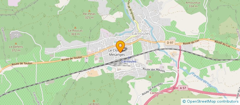 localisation de l'entreprise MADAME CLAUDETTE PREVALET  CARNOULES