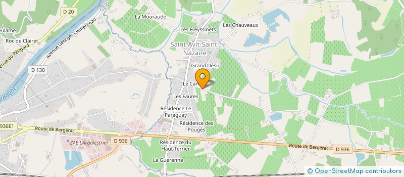 localisation de l'entreprise MADAME CLAUDETTE QUEYROL à SAINT-AVIT-SAINT-NAZAIRE