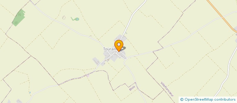 localisation de l'entreprise MADAME CLAUDETTE RETIF  TOURAILLES