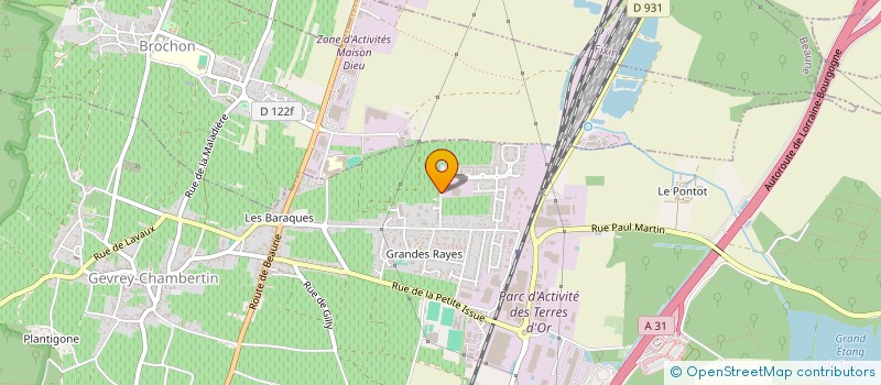 localisation de l'entreprise MADAME CLAUDETTE RINQUIN  GEVREY-CHAMBERTIN