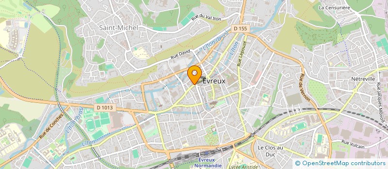 localisation de l'entreprise MADAME CLAUDETTE ROCHARD  EVREUX