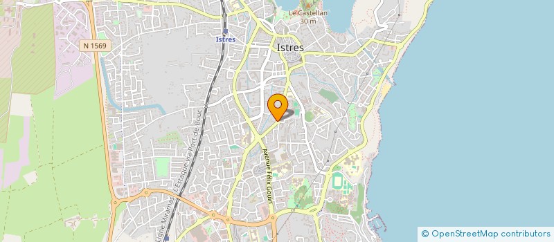 localisation de l'entreprise MADAME CLAUDETTE ROUZE  ISTRES