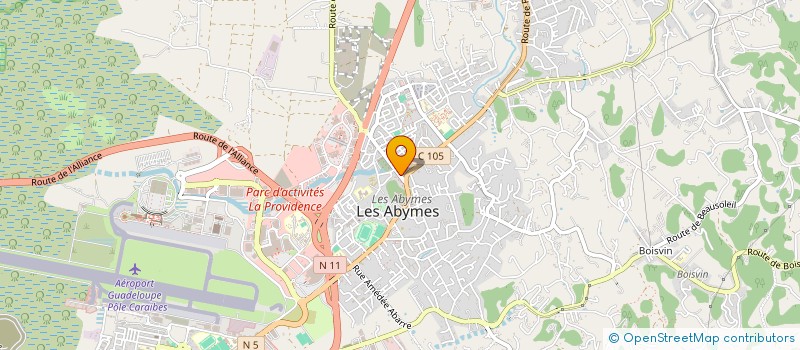 localisation de l'entreprise MADAME CLAUDETTE SAINT-HILAIRE à LES ABYMES