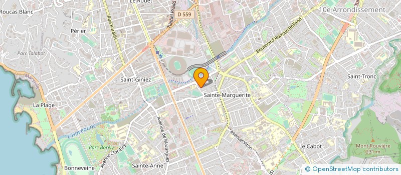 localisation de l'entreprise MADAME CLAUDETTE SERRE  MARSEILLE