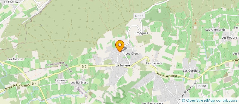 localisation de l'entreprise MADAME CLAUDETTE SERRE à SAINT-SATURNIN-LES-APT