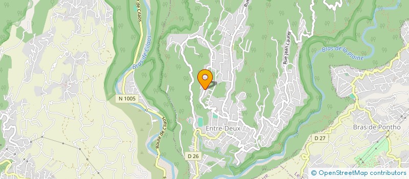 localisation de l'entreprise MADAME CLAUDETTE SERY  ENTRE-DEUX