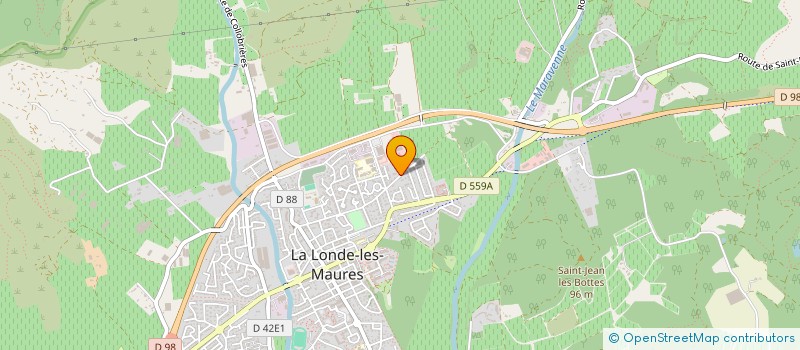 localisation de l'entreprise MADAME CLAUDETTE SICARD  LA LONDE LES MAURES