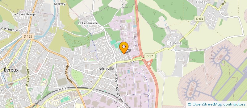 localisation de l'entreprise MADAME CLAUDETTE SYLVA à EVREUX