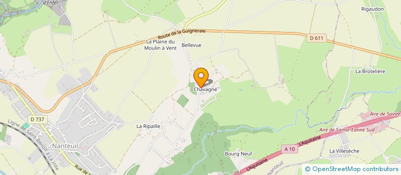 localisation de l'entreprise MADAME CLAUDETTE TAILLET à NANTEUIL