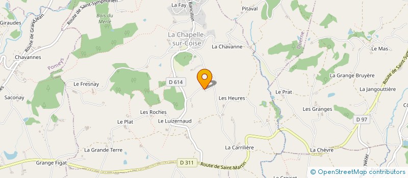 localisation de l'entreprise MADAME CLAUDETTE THIZY  LA CHAPELLE-SUR-COISE