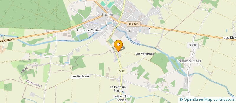 localisation de l'entreprise MADAME CLAUDETTE THOMAS à FREVILLE EN GATINAIS