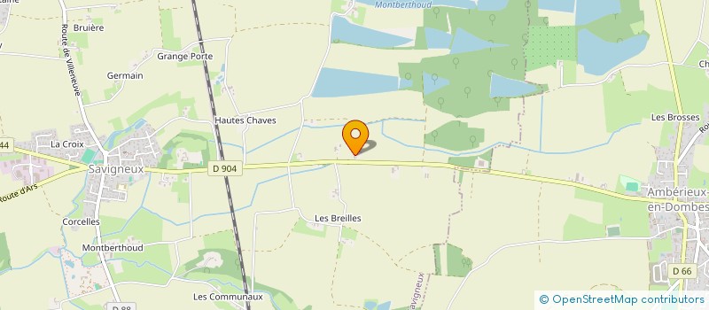 localisation de l'entreprise MADAME CLAUDETTE VAUDAN à SAVIGNEUX