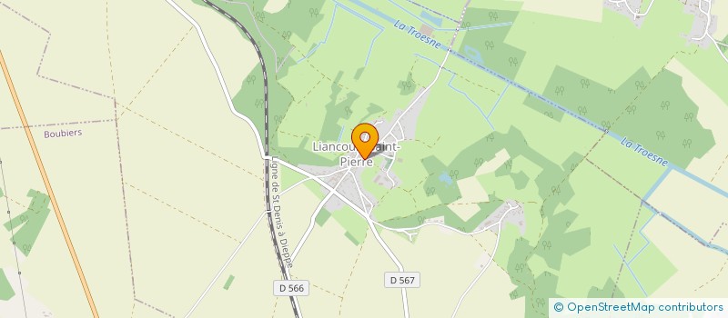 localisation de l'entreprise MADAME CLAUDETTE VEZINET  LIANCOURT-SAINT-PIERRE