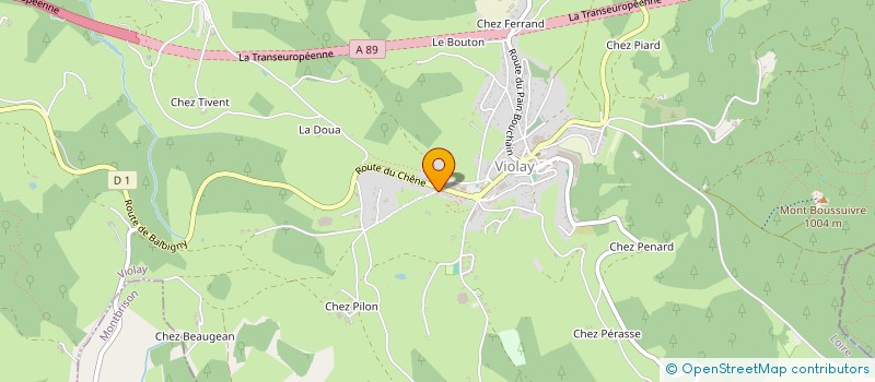 localisation de l'entreprise MADAME CLAUDETTE VIGNON  VIOLAY