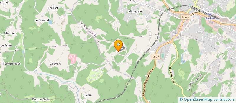 localisation de l'entreprise MADAME CLAUDETTE VIOQUE LORENZO  SARLAT-LA-CANEDA