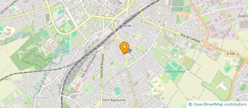 localisation de l'entreprise MADAME CLAUDETTE WACHEUX à ARRAS