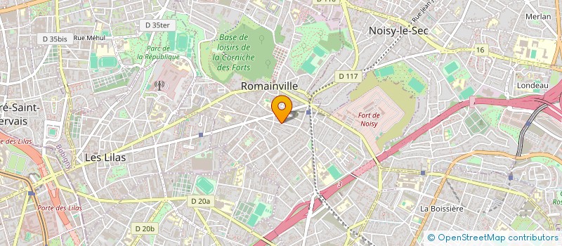 localisation de l'entreprise MADAME CLAUDIA ABITBOL à AULNAY-SOUS-BOIS