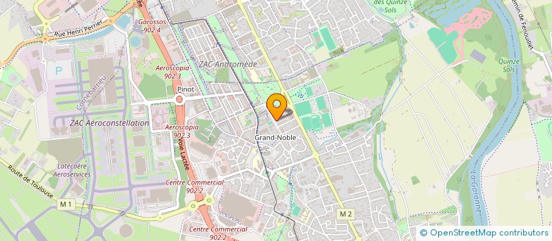 localisation de l'entreprise MADAME CLAUDIA ALVAREZ DIAZ  BLAGNAC