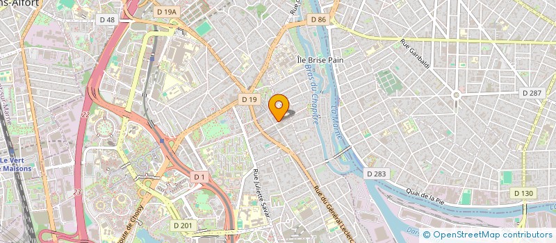 localisation de l'entreprise MADAME CLAUDIA ALVES SUCI  CRETEIL