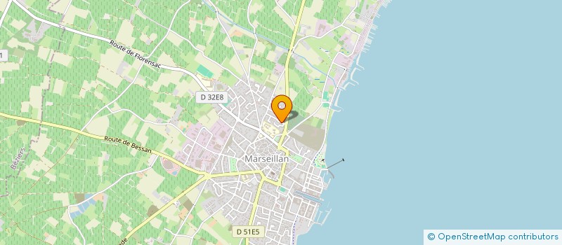 localisation de l'entreprise MADAME CLAUDIA AZAIS à MARSEILLAN