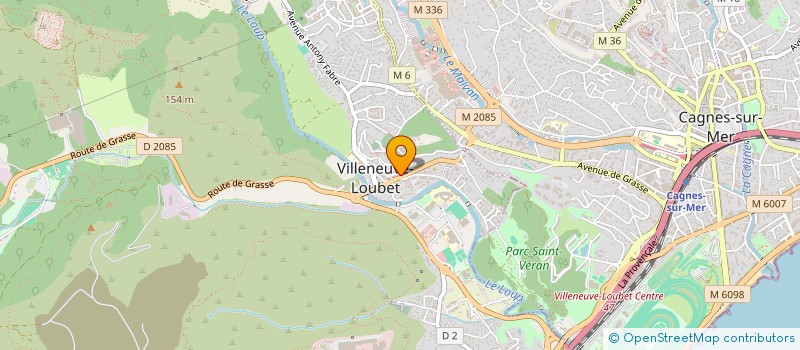localisation de l'entreprise MADAME CLAUDIA BAAZIZ à VILLENEUVE-LOUBET