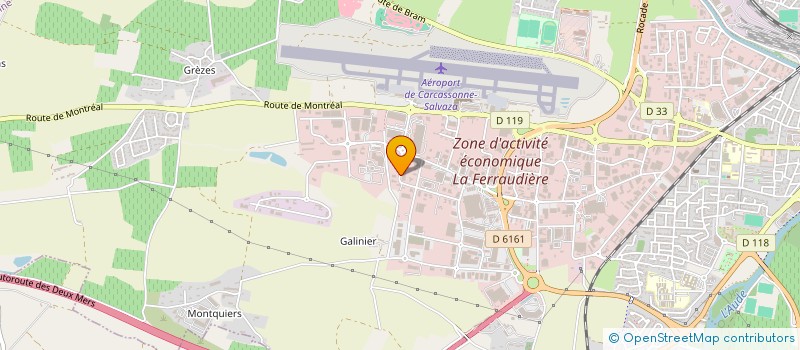 localisation de l'entreprise MADAME CLAUDIA BARBOSA DE ABREU  CARCASSONNE