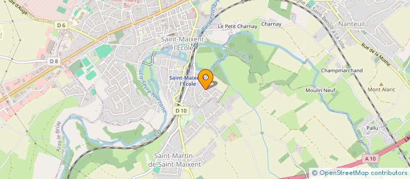 localisation de l'entreprise MADAME CLAUDIA BAUBRIAU  SAINT-MARTIN-DE-SAINT-MAIXENT